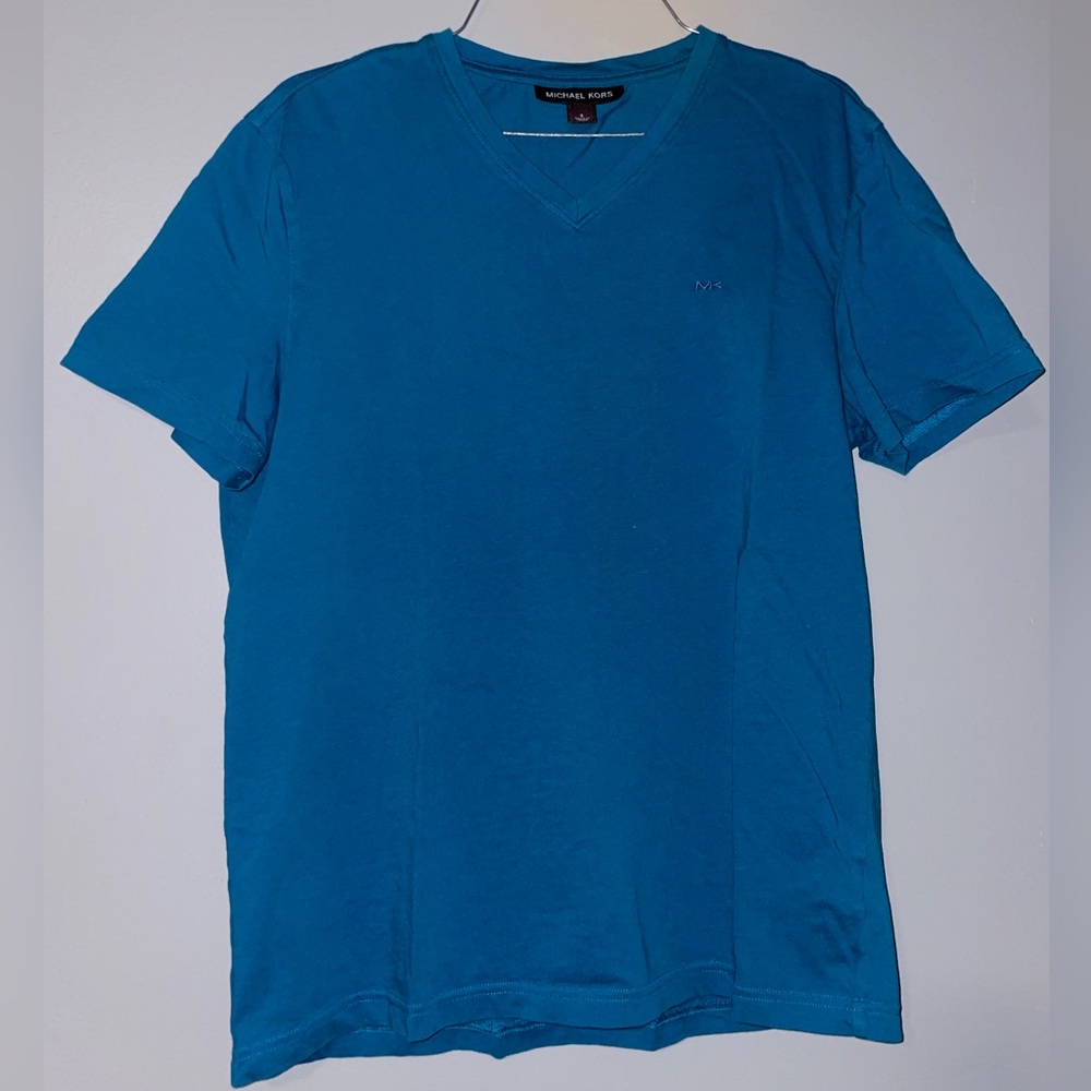 🌎Michael Kors Teal Blue Men's Shirt